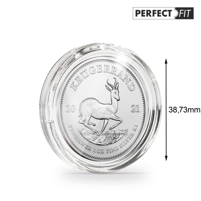 Hovedbilde Ultra myntkapsler for 1 unse sølv Krugerrand/Britannia- 10 ...