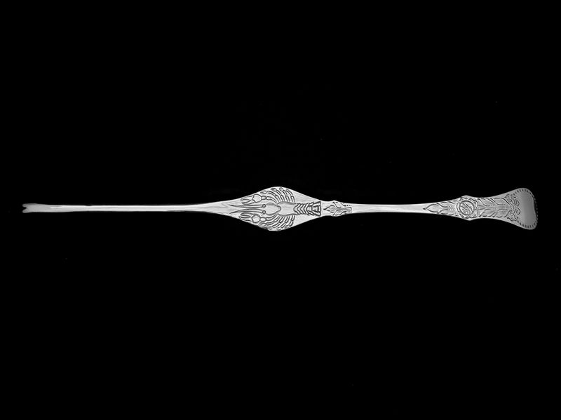 Flat rose hummergaffel 1