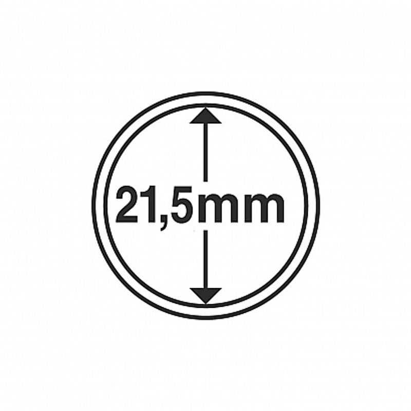Myntkapsler runde - 10 stk