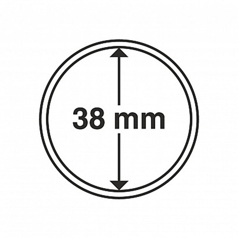 Myntkapsler runde - 10 stk